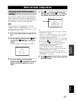 Preview for 65 page of Yamaha HTR 6060 - AV Receiver Owner'S Manual