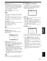 Preview for 81 page of Yamaha HTR 6060 - AV Receiver Owner'S Manual