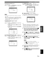 Preview for 83 page of Yamaha HTR 6060 - AV Receiver Owner'S Manual