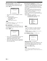 Preview for 86 page of Yamaha HTR 6060 - AV Receiver Owner'S Manual