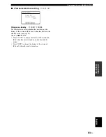 Preview for 87 page of Yamaha HTR 6060 - AV Receiver Owner'S Manual