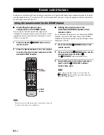 Preview for 88 page of Yamaha HTR 6060 - AV Receiver Owner'S Manual