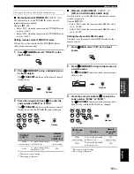 Preview for 95 page of Yamaha HTR 6060 - AV Receiver Owner'S Manual