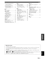 Preview for 113 page of Yamaha HTR 6060 - AV Receiver Owner'S Manual