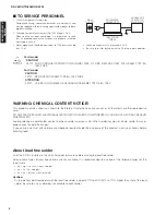 Preview for 2 page of Yamaha HTR-6063 Service Manual