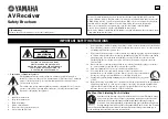 Preview for 139 page of Yamaha HTR-6065 Owner'S Manual