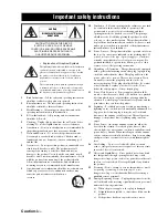 Preview for 2 page of Yamaha HTR-6080 Owner'S Manual