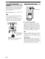 Preview for 28 page of Yamaha HTR-6080 Owner'S Manual