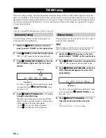 Preview for 54 page of Yamaha HTR-6080 Owner'S Manual