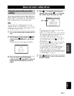 Preview for 65 page of Yamaha HTR-6080 Owner'S Manual