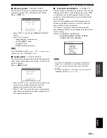 Preview for 87 page of Yamaha HTR-6080 Owner'S Manual