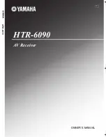 Preview for 1 page of Yamaha HTR-6090 Owner'S Manual