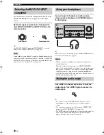 Preview for 44 page of Yamaha HTR-6090 Owner'S Manual