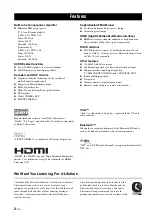 Preview for 6 page of Yamaha HTR-6130 Owner'S Manual