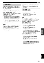 Preview for 49 page of Yamaha HTR-6130 Owner'S Manual