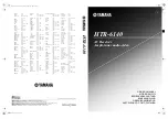 Preview for 1 page of Yamaha HTR-6140 Owner'S Manual