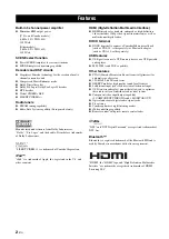 Preview for 4 page of Yamaha HTR-6140 Owner'S Manual