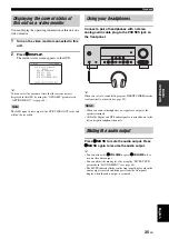 Preview for 37 page of Yamaha HTR-6140 Owner'S Manual