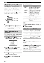 Preview for 38 page of Yamaha HTR-6140 Owner'S Manual