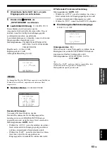 Preview for 241 page of Yamaha HTR-6140 Owner'S Manual