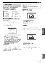 Preview for 323 page of Yamaha HTR-6140 Owner'S Manual