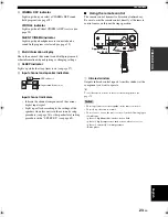 Предварительный просмотр 27 страницы Yamaha HTR-6140BL Owner'S Manual