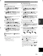 Предварительный просмотр 57 страницы Yamaha HTR-6140BL Owner'S Manual