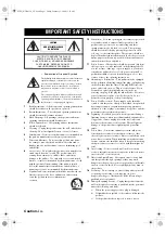 Preview for 2 page of Yamaha HTR-6150 Owner'S Manual