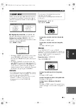 Preview for 173 page of Yamaha HTR-6150 Owner'S Manual