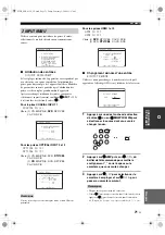 Preview for 179 page of Yamaha HTR-6150 Owner'S Manual