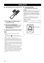 Preview for 6 page of Yamaha HTR-6160 Owner'S Manual