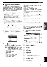 Preview for 63 page of Yamaha HTR-6160 Owner'S Manual