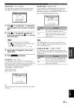 Preview for 87 page of Yamaha HTR-6160 Owner'S Manual