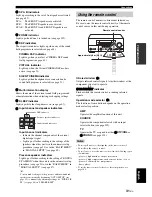 Предварительный просмотр 35 страницы Yamaha HTR-6180 Owner'S Manual