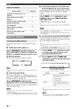 Предварительный просмотр 22 страницы Yamaha HTR 6230 - AV Receiver Owner'S Manual