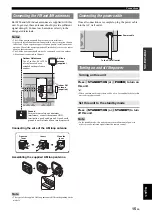 Preview for 17 page of Yamaha HTR-62300 Owner'S Manual