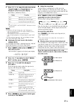 Preview for 23 page of Yamaha HTR-62300 Owner'S Manual