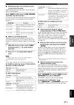 Preview for 29 page of Yamaha HTR-62300 Owner'S Manual