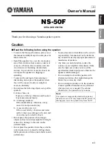 Preview for 57 page of Yamaha HTR-62300 Owner'S Manual