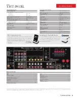 Preview for 2 page of Yamaha HTR-6230BL Specifications