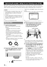 Preview for 22 page of Yamaha HTR 6250 - AV Receiver Owner'S Manual