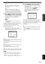 Preview for 23 page of Yamaha HTR 6250 - AV Receiver Owner'S Manual