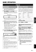 Preview for 25 page of Yamaha HTR 6250 - AV Receiver Owner'S Manual