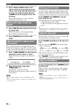 Preview for 26 page of Yamaha HTR 6250 - AV Receiver Owner'S Manual