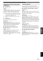 Preview for 41 page of Yamaha HTR 6250 - AV Receiver Owner'S Manual