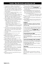 Предварительный просмотр 4 страницы Yamaha HTR-6250 Owner'S Manual