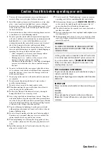 Предварительный просмотр 3 страницы Yamaha HTR-6295 Owner'S Manual