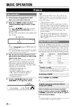 Предварительный просмотр 28 страницы Yamaha HTR-6295 Owner'S Manual