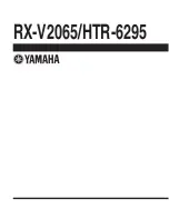 Preview for 163 page of Yamaha HTR-6295 Service Manual