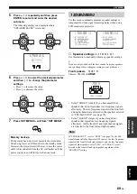 Preview for 71 page of Yamaha HTR-N5060 Owner'S Manual